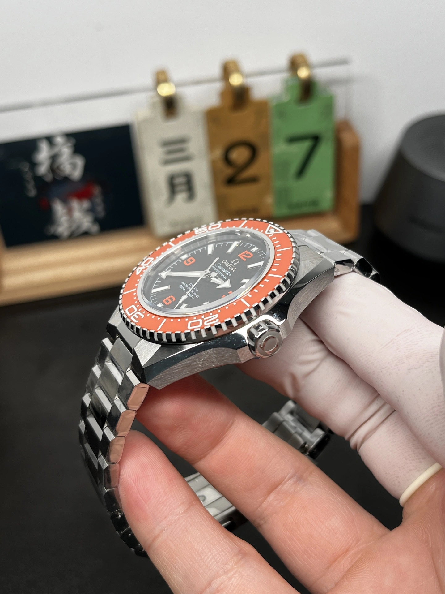 CBD Factory Omega Seamaster Planet Ocean 600M 42mm Black Dial Orange Arabic Numerals Orange Ceramic Bezel (217.30.42.21.01.003) 1:1 Super Clone – DD8912 Movement Efficient 296